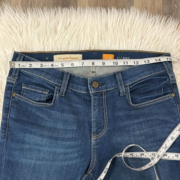 ANTHROPOLOGIE PILCRO FIT SERIF BLUE JEANS SIZE 28 - Picture 6 of 15